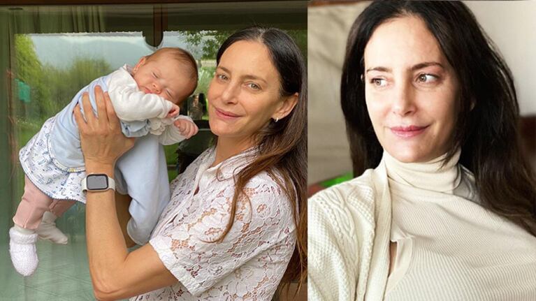 Luciana Aymar compartió las fotos más dulces con su beba.