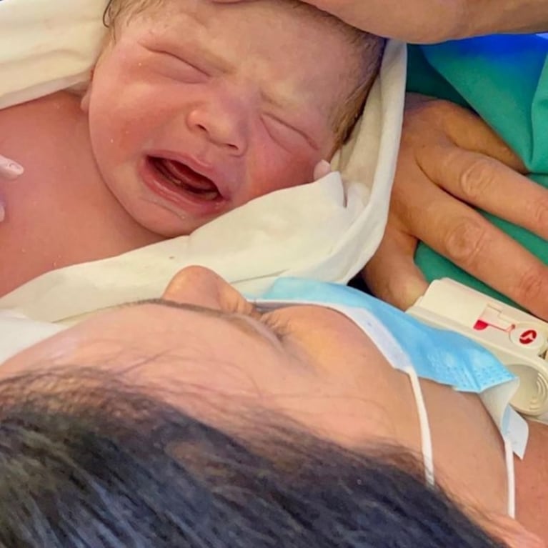 Luciana Aymar fue mamá por segunda vez y presentó públicamente a Lupe: “Nació nuestra princesita”