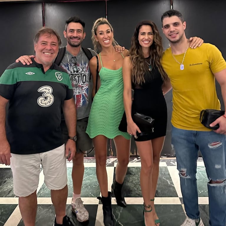 Luciana Elbusto con el Tucu López. (Foto: @lucianaelbusto).