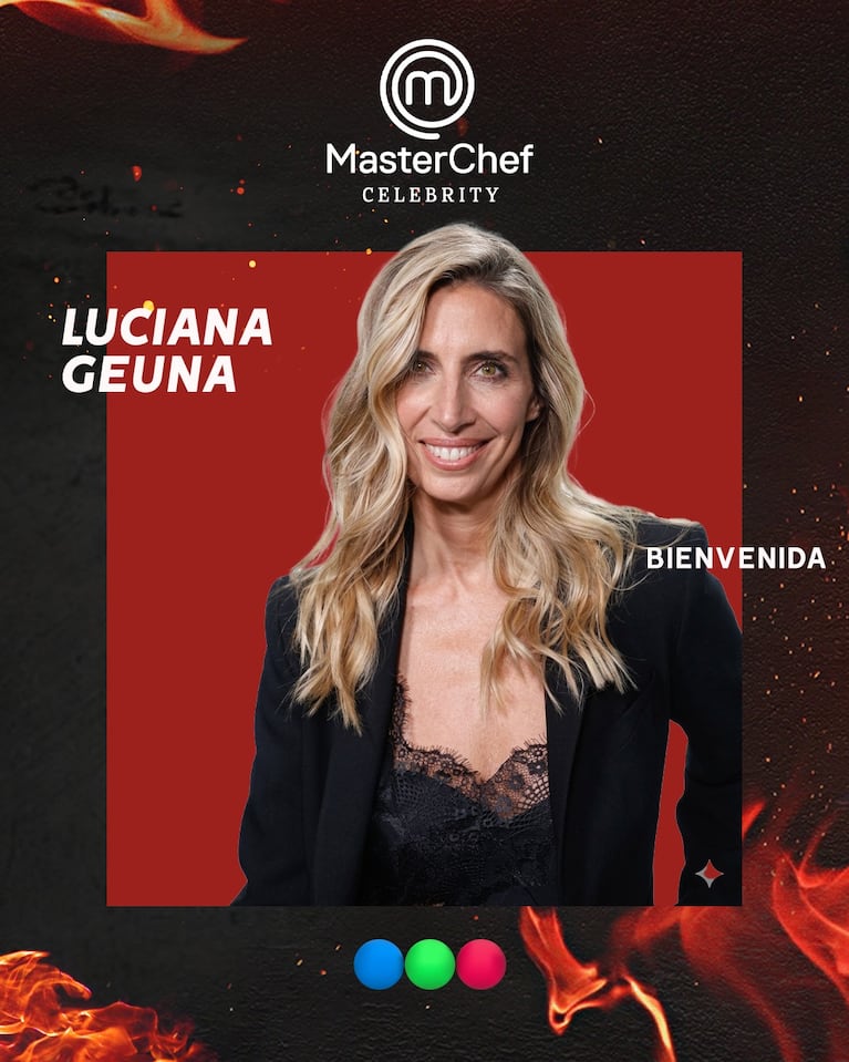 Luciana Geuna en MasterChef Celebrity (Foto: Instagram @
masterchefargentina)