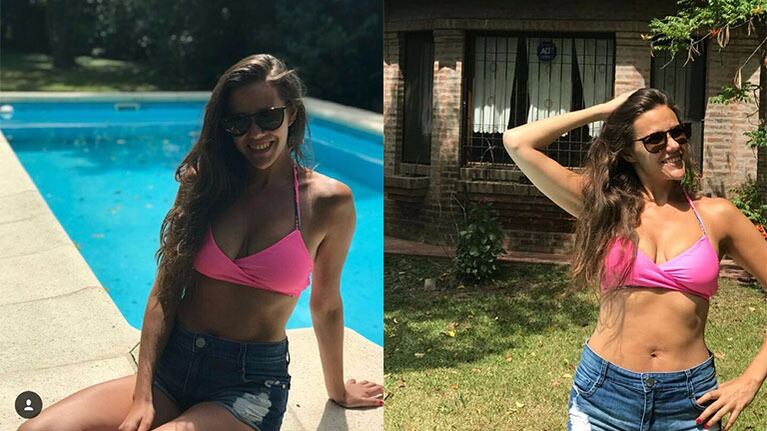 Luciana Rubinska lució su lomazo. (Foto: Instagram)
