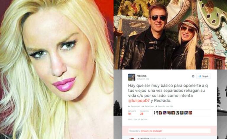 Luciana Salazar: catarsis tuitera y picante retweet ¿contra el hijo mayor de Redrado?