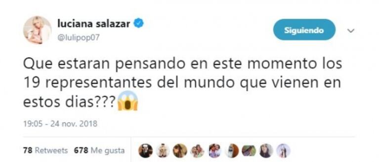 Luciana Salazar, furiosa por los incidentes en la final entre Boca y River: "¡No paran los tiros en mi barrio! Mi hija está llorando"