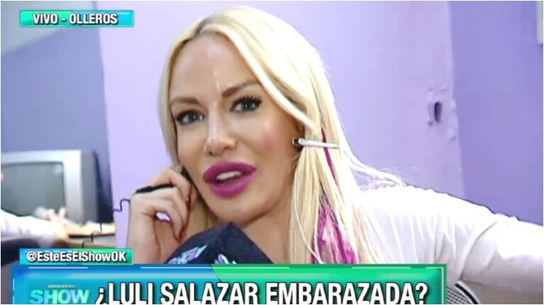 Luciana Salazar habló sobre su posible embarazo (Foto: Captura)