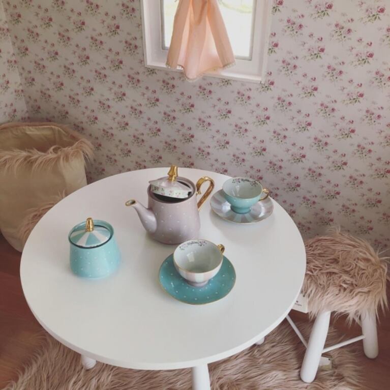 Luciana Salazar le regaló una increíble y costosa "casita de té" a Matilda valuada en 260 mil pesos