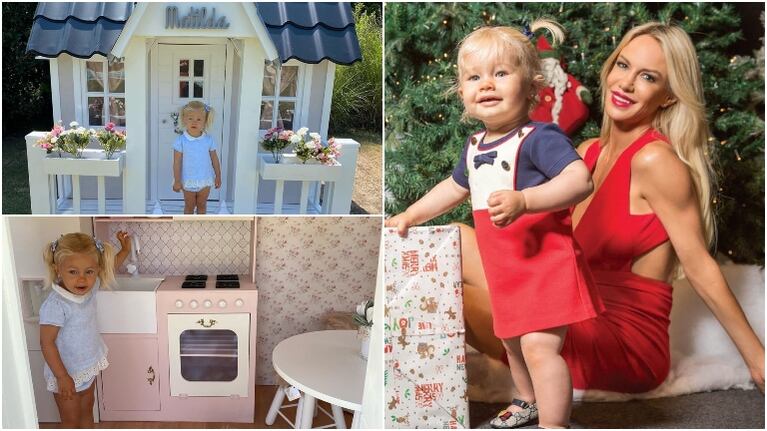 Luciana Salazar le regaló una increíble y costosa "casita de té" a Matilda valuada en 260 mil pesos (Fotos: Instagram)