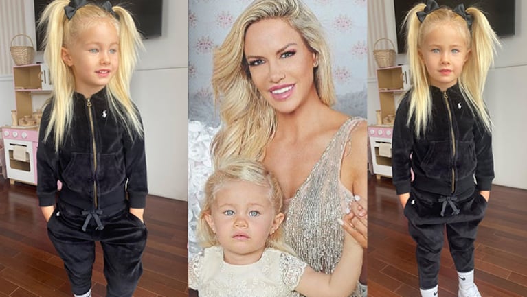 Luciana Salazar mostró el look deportivo más canchero de su hija Matilda.
