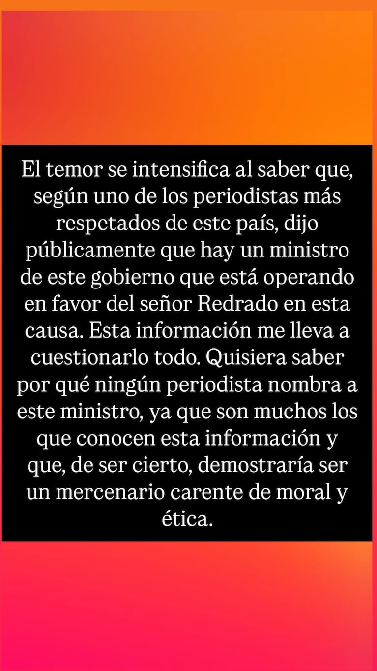 Luciana Salazar reveló por qué rechazó conducir un programa político. Crédito: Instagram