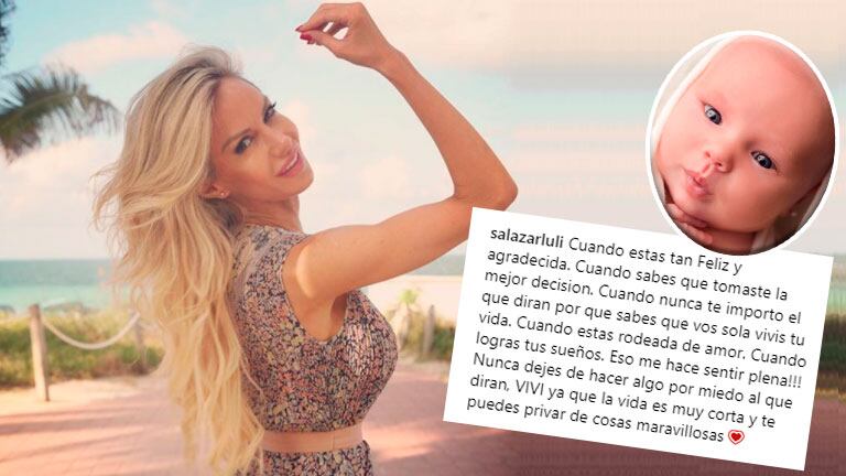 Luciana Salazar, tras el nacimiento de Matilda