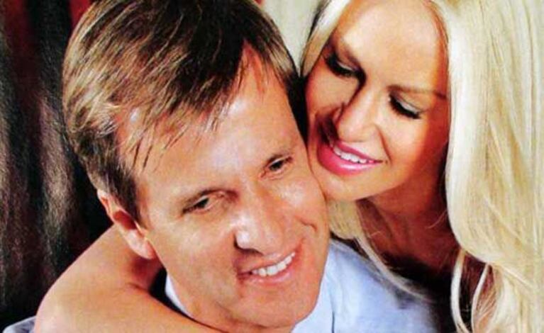 Luciana Salazar y Martín Redrado, enamorados. (Foto: revista ¡Hola! Argentina)