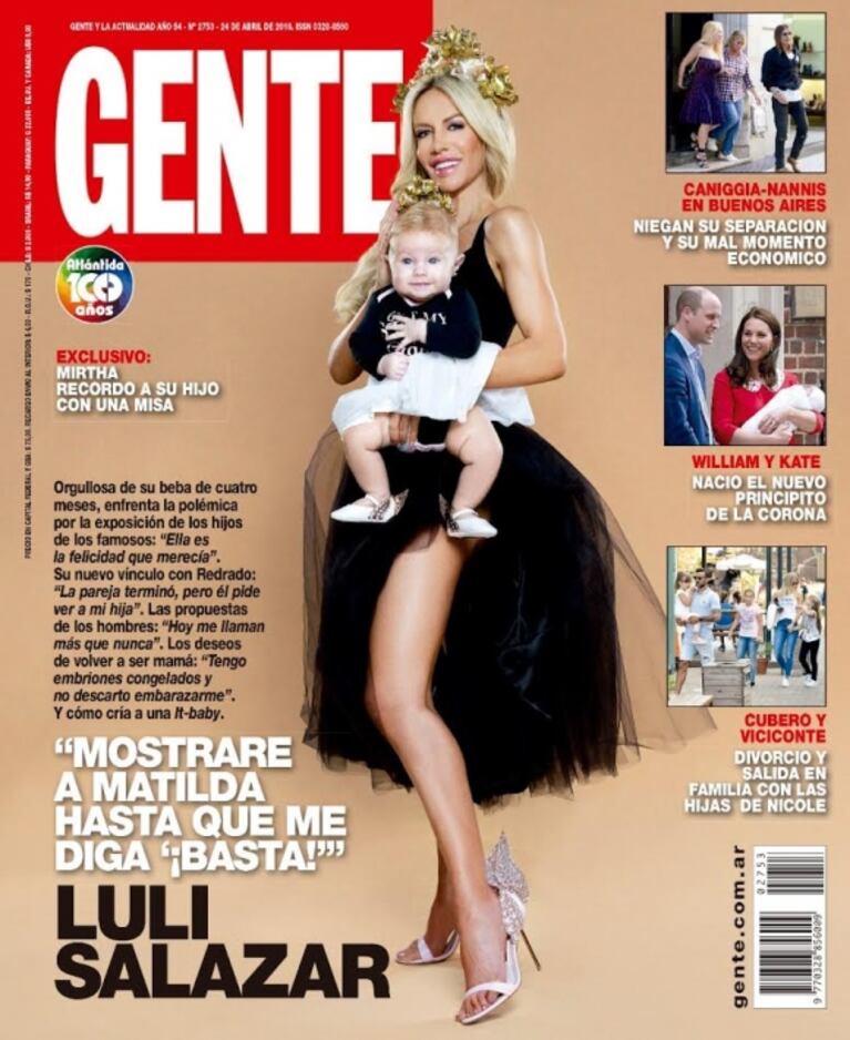 Luciana Salazar y su particular relación con Martín Redrado: "La pareja terminó, pero me pide ver a mi hija"