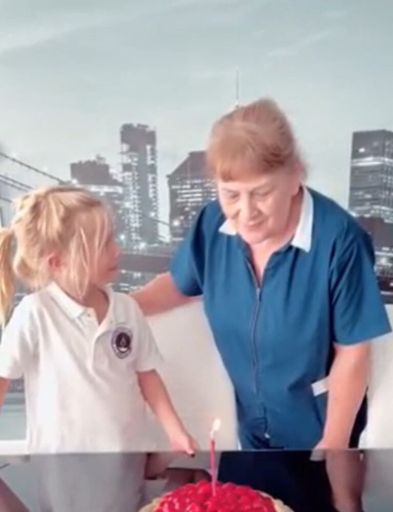 Luciana y Matilda Salazar celebraron el cumple de Matute, su empleada doméstica: "Ella es nuestra amada"