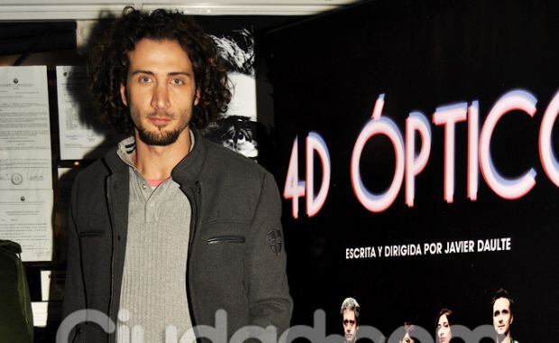 Luciano Cáceres en el estreno de prensa de 4D Óptico. (Foto: Jennifer Rubio)