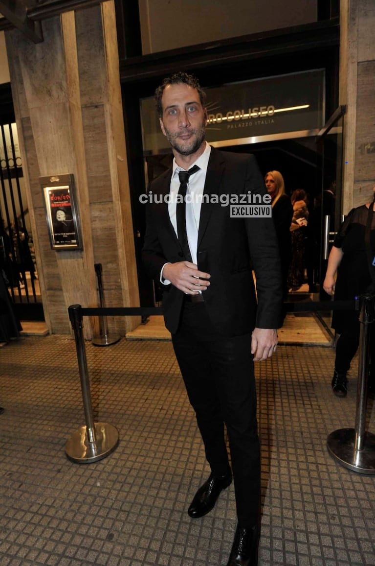 Luciano Cáceres en los Premios Hugo (Foto: Movilpress).
