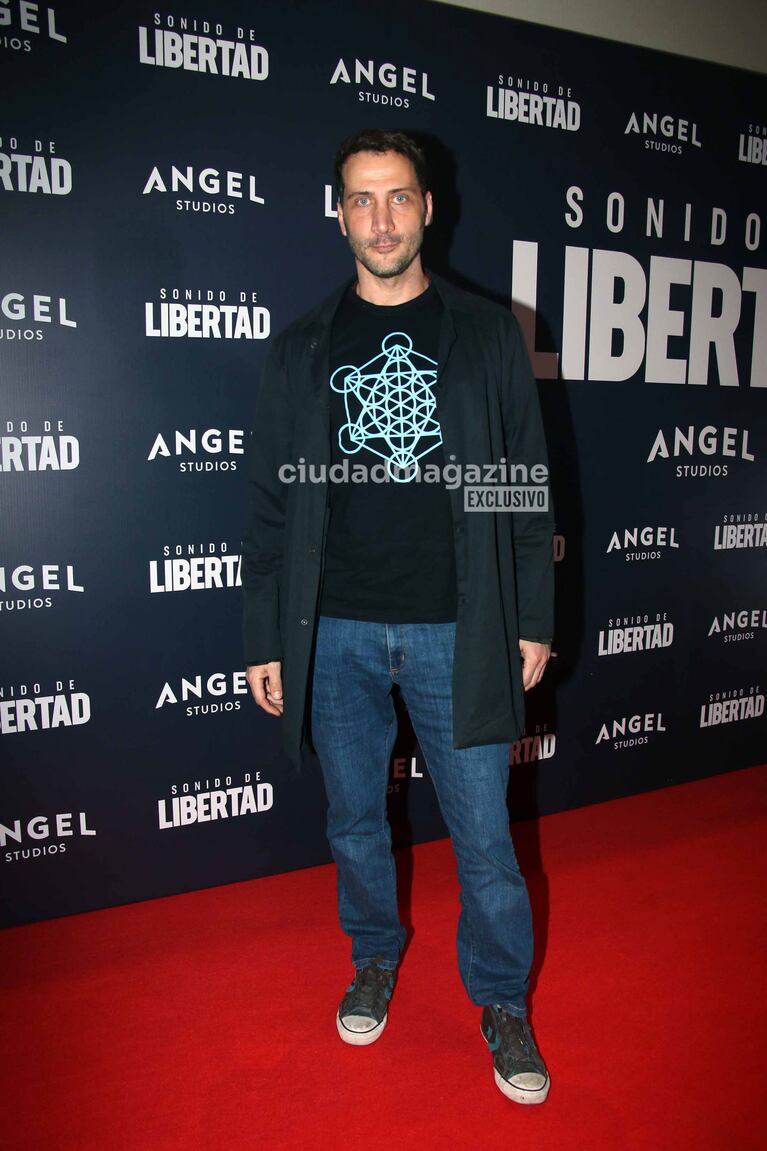 Luciano Cáceres en un evento (Foto: Movilpress).