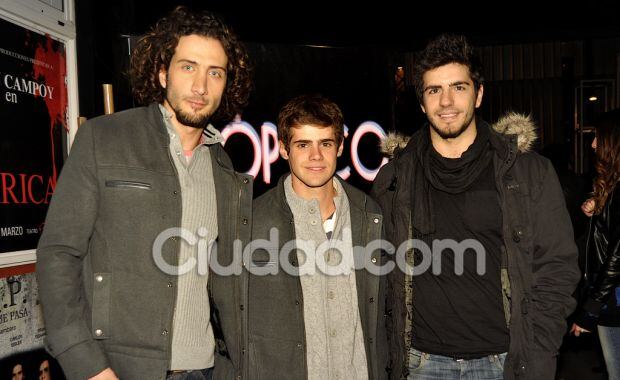 Luciano Cáceres, Gastón Soffritti y Marco Antonio Caponi. (Foto: Jennifer Rubio)