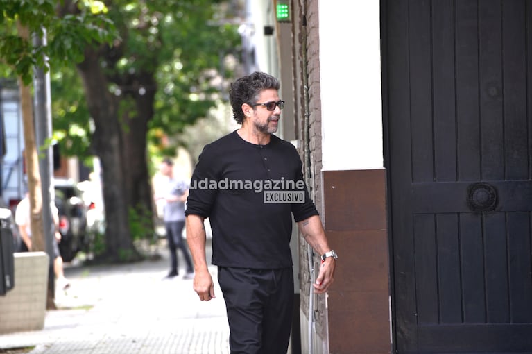 Luciano Castro en el último adiós a Mariano Castro (Foto: Movilpress).