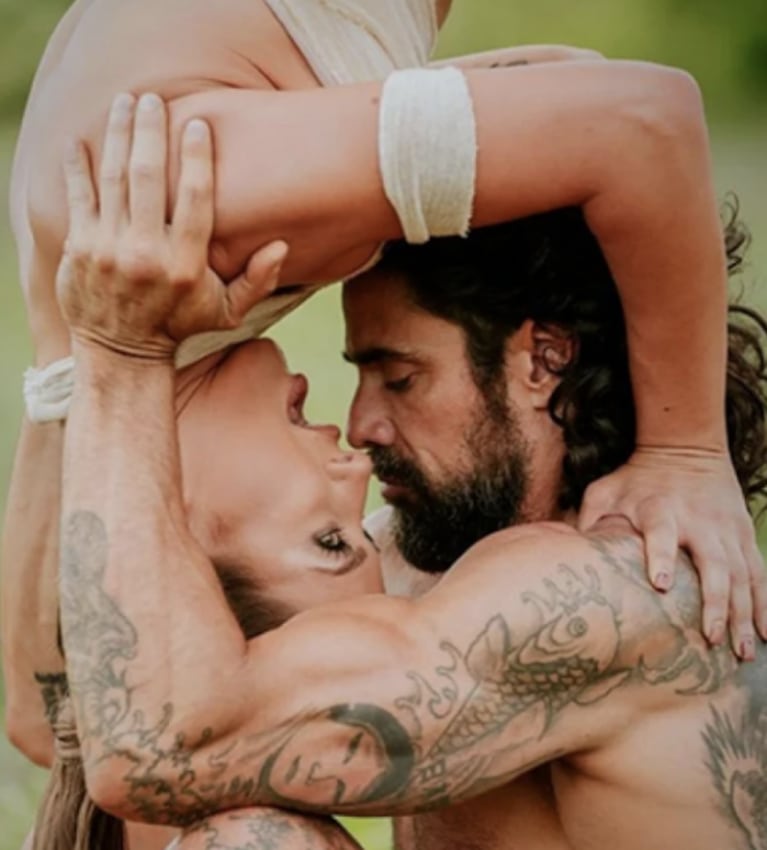 Luciano Castro en el video clip del tema de Flor Vigna (Foto: redes sociales). 