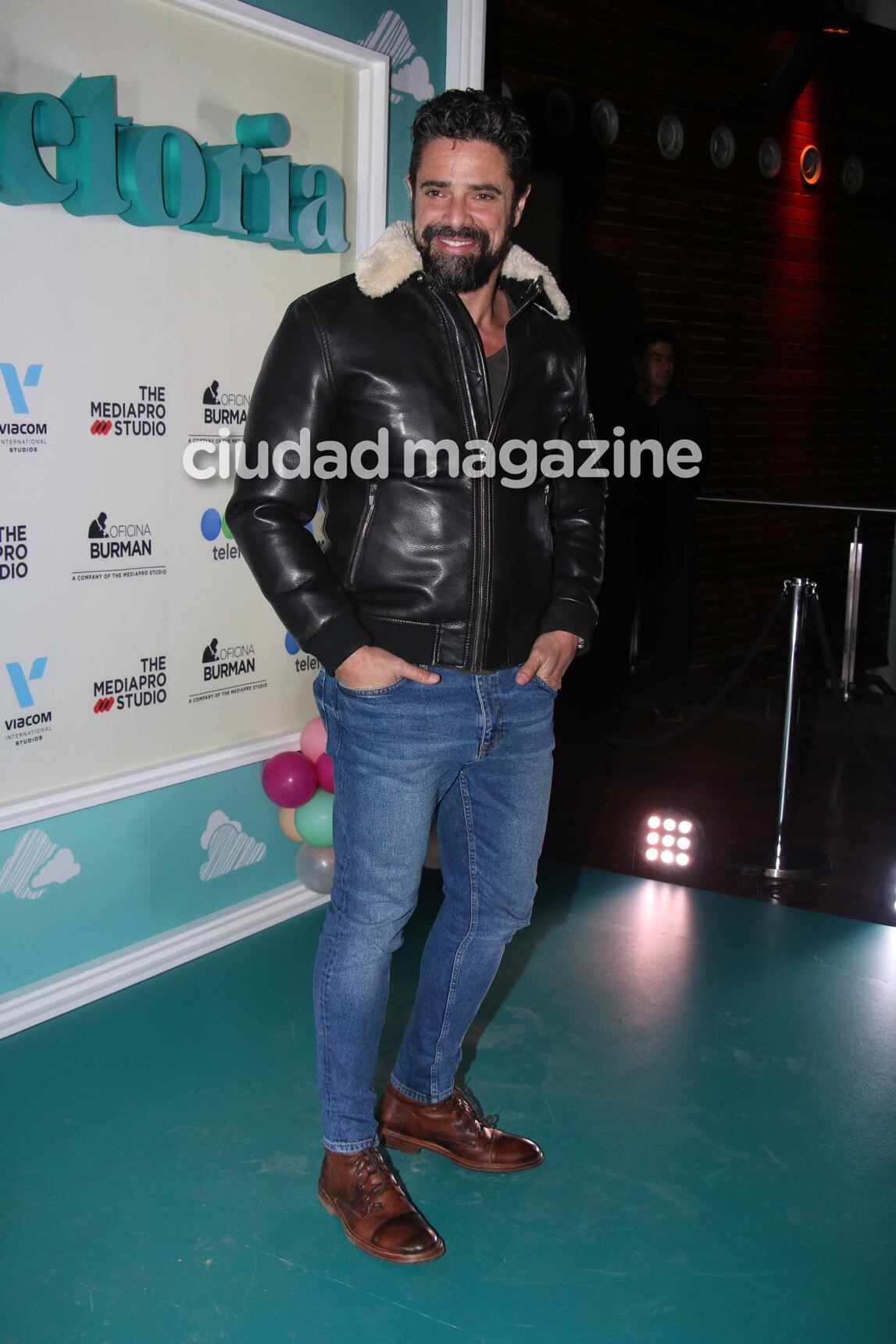 Luciano Castro en la presentación de prensa de Pequeña Victoria. (Foto: Movilpress)