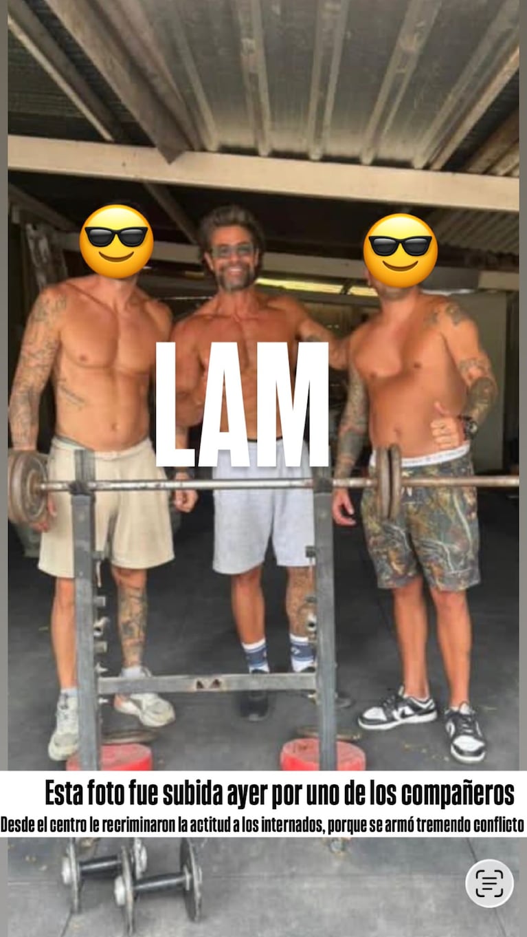 Luciano Castro en un centro de rehabilitación para porblemas de salud mental.