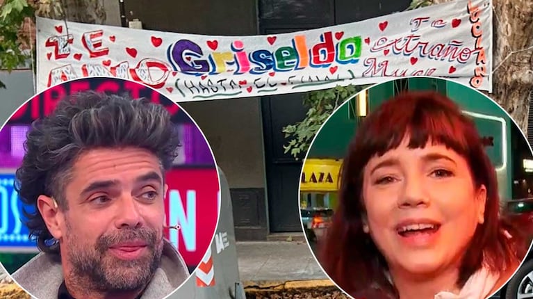 Luciano Castro, Griselda Siciliani y el pasacalles (Fotos: América TV)