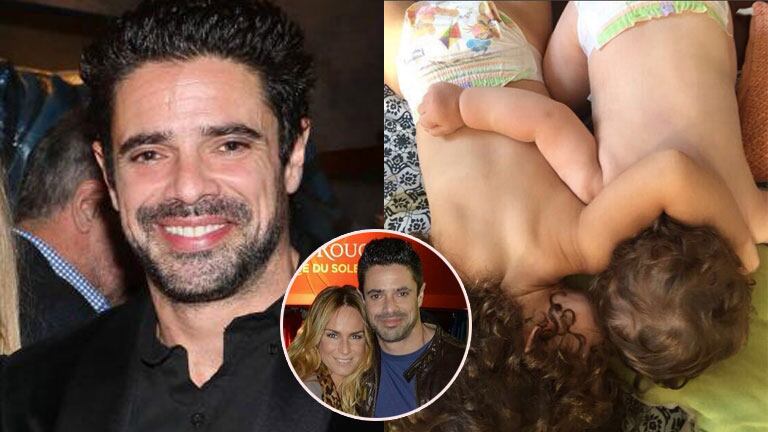 Luciano Castro, muerto de amor por sus hijos Esperanza y Fausto (Fotos: Instagram, Archivo Ciudad.com y Web). 