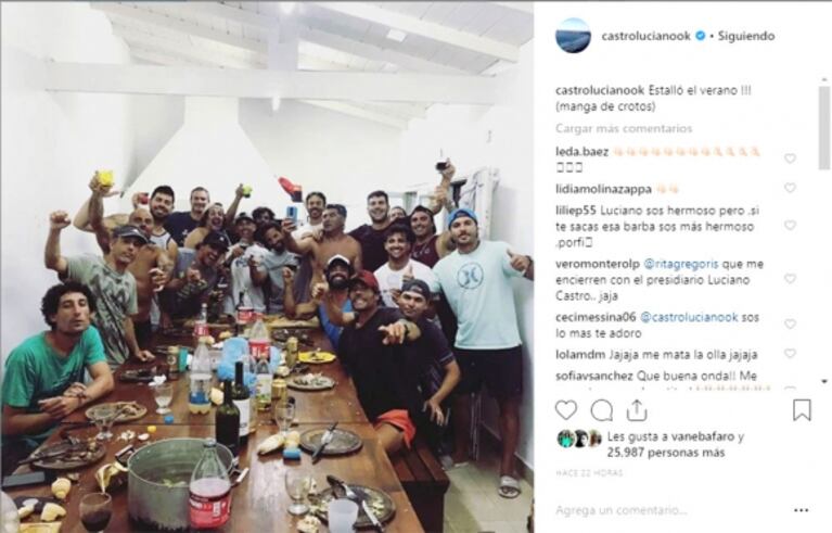 Luciano Castro reabrió su Instagram, tras el escándalo por los hackeos de su cuenta y la de Sabrina Rojas