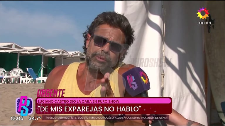 Luciano Castro se indignó con Sabrina Rojas y Florencia Vigna.