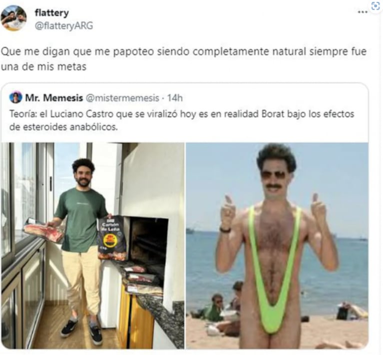 Luciano Castro se volvió viral en redes por una curiosa foto: la imagen que causó furor