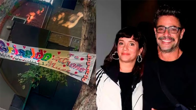 Luciano Castro y el pasacalle que le habría dedicado a Griselda Siciliani (Fotos: capturas de América y Movilpress).