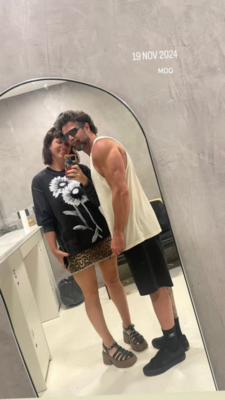 Luciano Castro y Griselda Siciliani. (Foto: Instagram / griseldasiciliani)