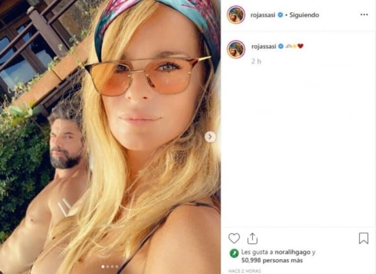 Luciano Castro y Sabrina Rojas, de "mini luna de miel" en Brasil tras el escándalo: "Cómo me gusta verte reír"