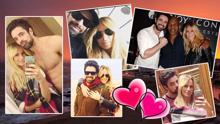 Luciano Castro y Sabrina Rojas, enamorados en Punta (Fotos: Instagram).