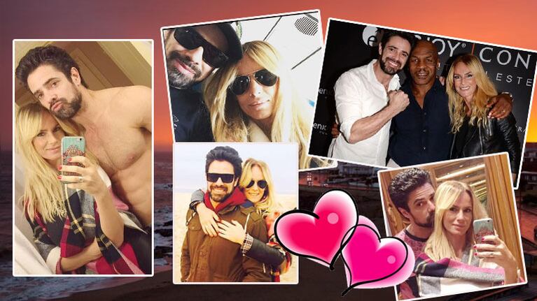 Luciano Castro y Sabrina Rojas, enamorados en Punta (Fotos: Instagram).