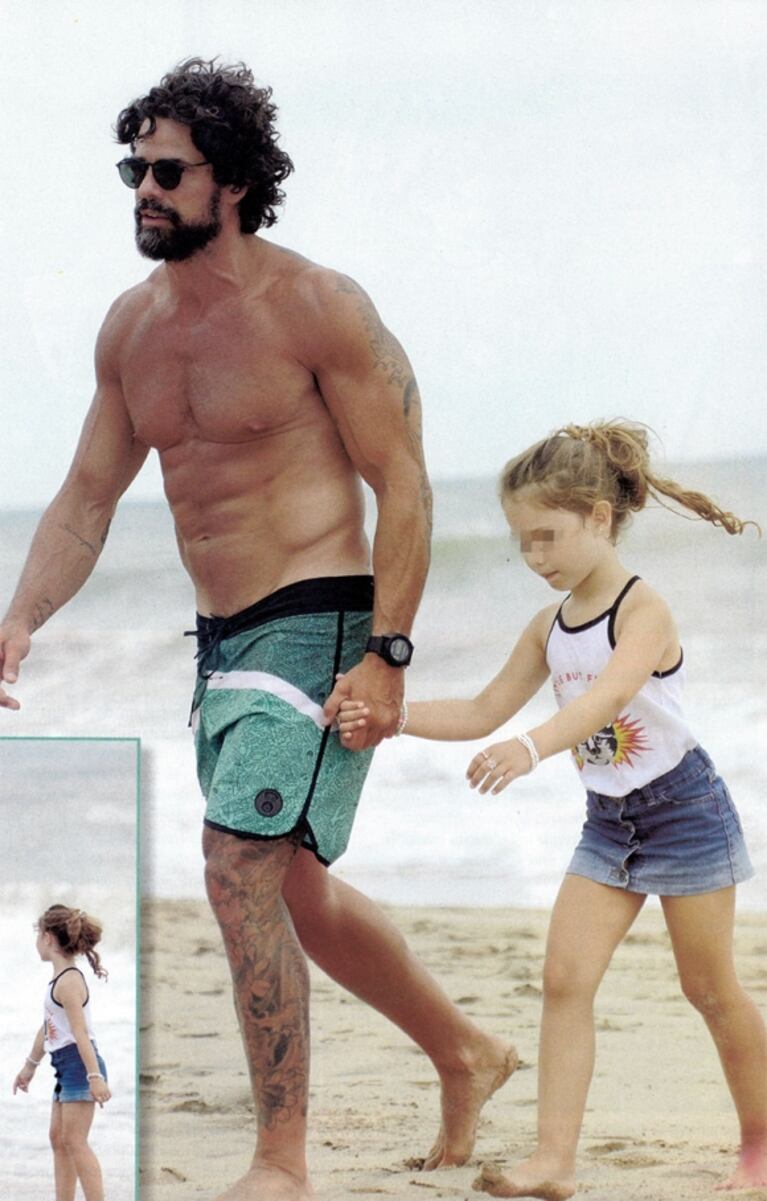 Luciano Castro y Sabrina Rojas, juntos en la playa tras el misterioso hackeo a sus cuentas de Instagram