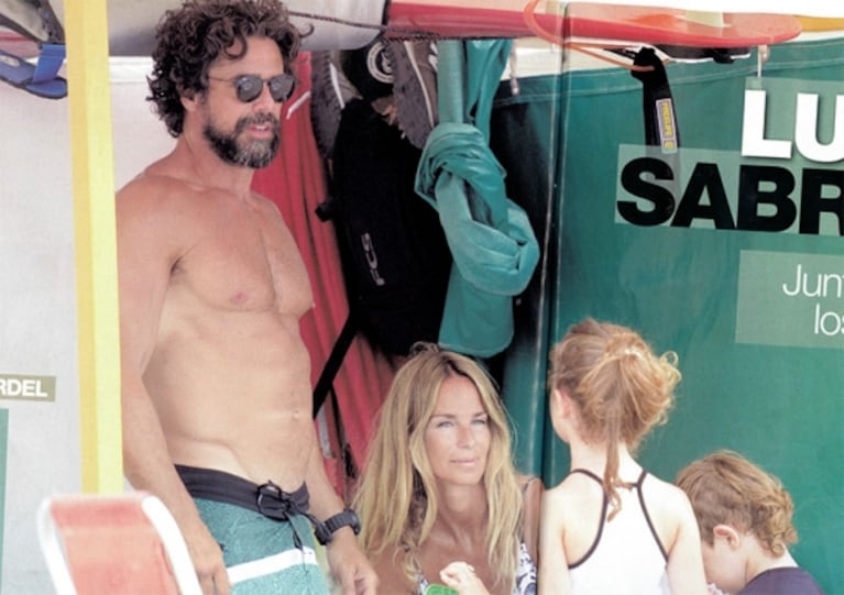 Luciano Castro y Sabrina Rojas, juntos en la playa tras el misterioso hackeo a sus cuentas de Instagram