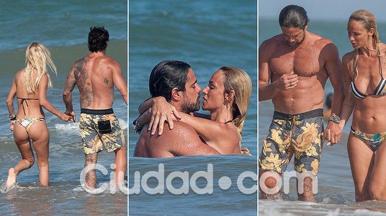 Luciano Castro y Sabrina Rojas pasaron Año Nuevo en Mardel, tras su luna de miel en Punta Cana. (Fotos: revista GM Press)
