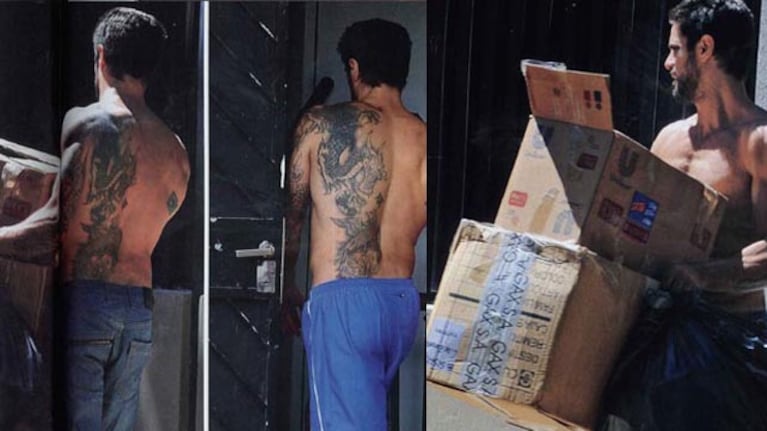 Luciano Castro y Sabrina Rojas se mudaron juntos y el galán lució sus tatuajes