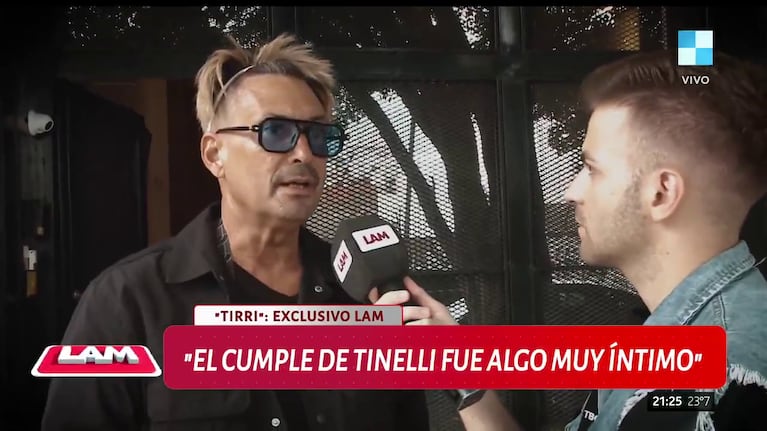 Luciano 'el Tirri' habló del cumpleaños de Marcelo Tinelli (Foto: captura de LAM).