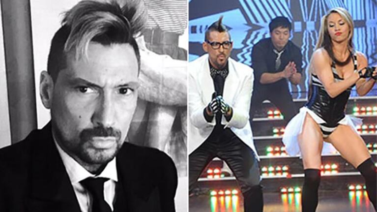 Luciano El Tirri volvió a ShowMatch tras su internación. (Fotos: Twitter y Captura TV)