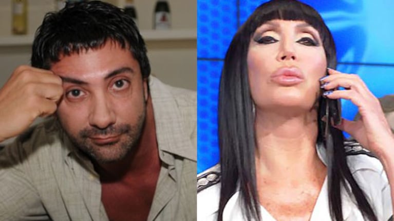 Luciano Garbellano y Moria Casán, cada vez más distanciados (Foto: Web).