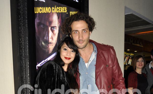 Luciano y su coprotagonista, Emme, presentaron Rouge Amargo (Foto: Jennifer Rubio). 