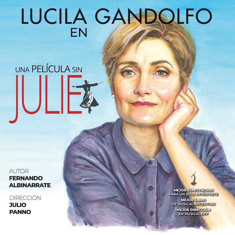 Lucila Gandolfo acompañada en el piano por Fernando Albinarrate, a lo largo de 90 minutos conmueve desde el escenario con una mágica interpretación.