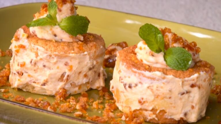 Lucite con esta receta: Tortitas de praliné y crema