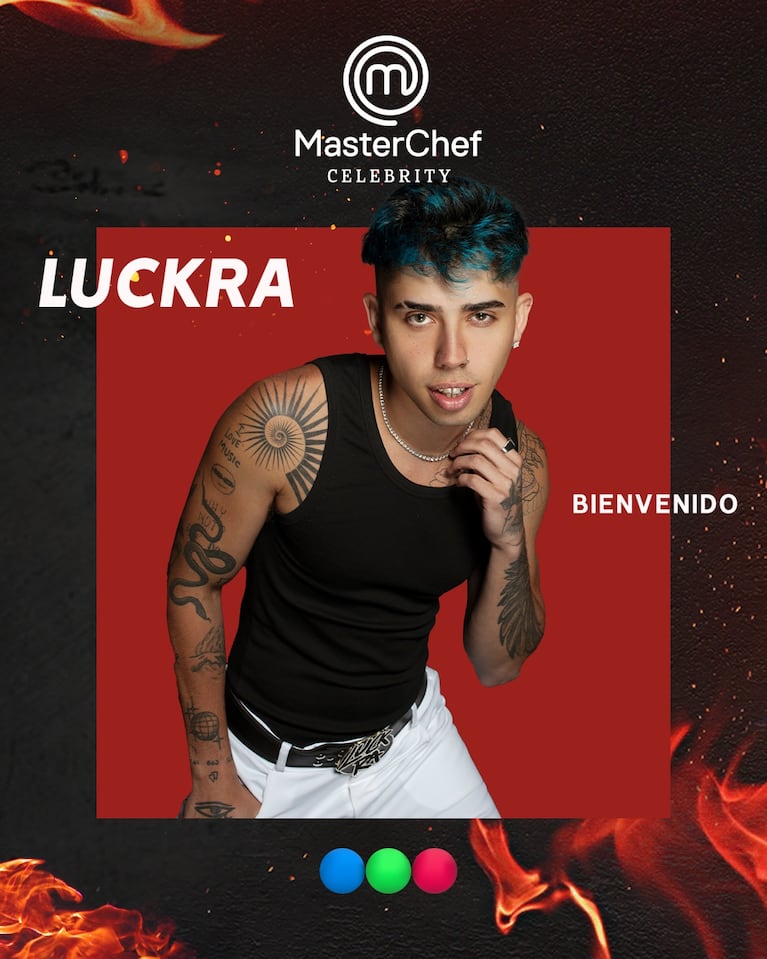 Luck Ra en MasterChef Celebrity (Foto: Instagram @
masterchefargentina)