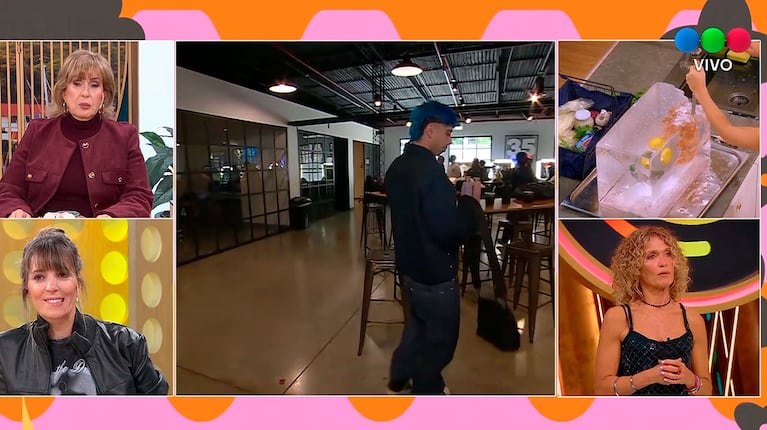 Luck Ra se calentó con Pía Shaw y abandonó el móvil en vivo