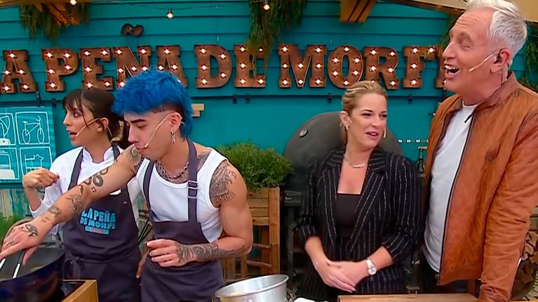 Luck Ra sorprendió a Carina Zampini al revelar con quién está tras separarse de La Joaqui (La peña de Morfi, Telefe)