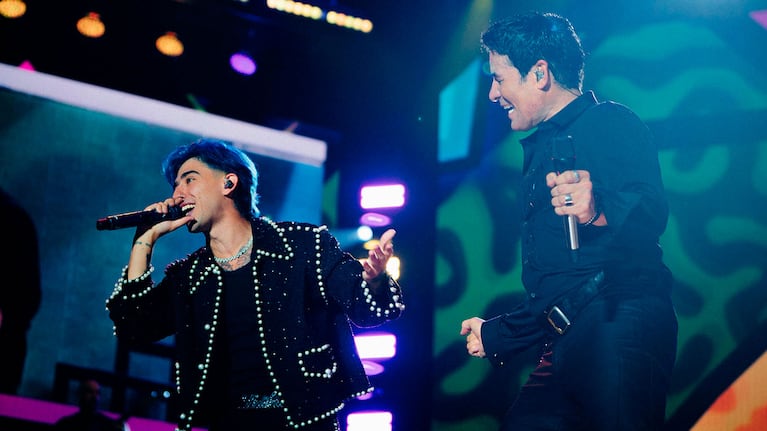 Luck Ra sorprendió como invitado en el show de Chayanne en Córdoba (Foto de prensa)