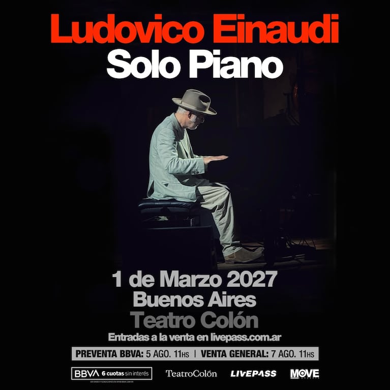 Ludovico Einaudi en el Teatro Colón: precios de las entradas