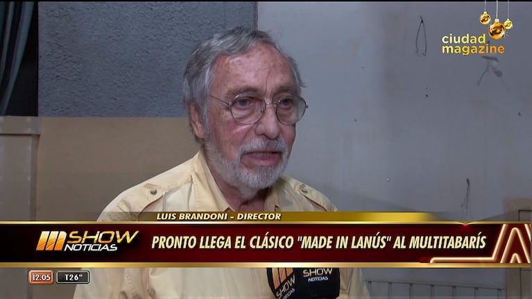 Luis Brandoni en una entrevista con Mshow.